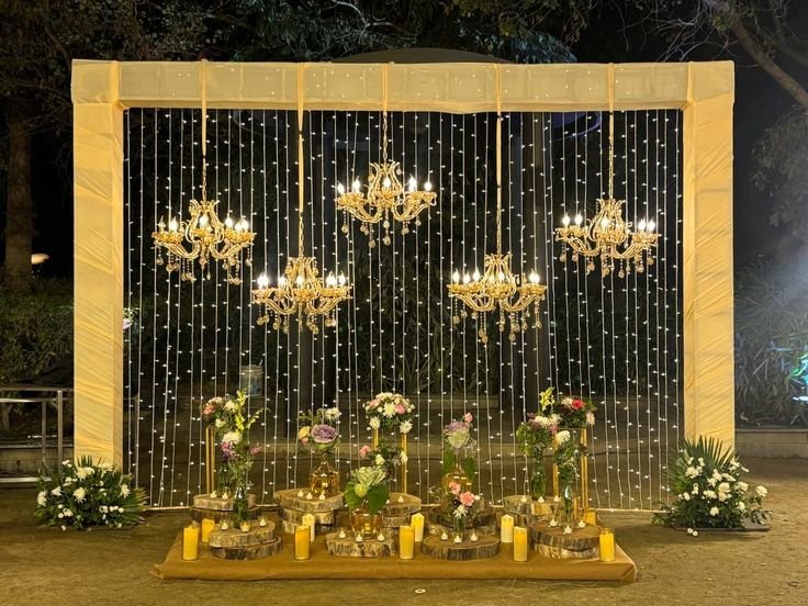 Opulent Banquet Arch